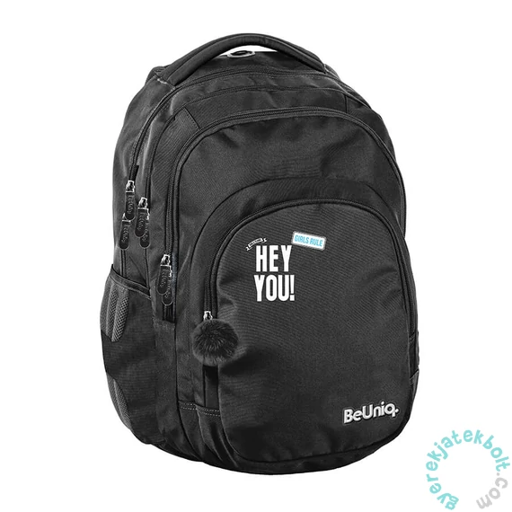 BeUniq hátizsák, iskolatáska - 3 rekeszes - Hey You (BU26HY-2706)