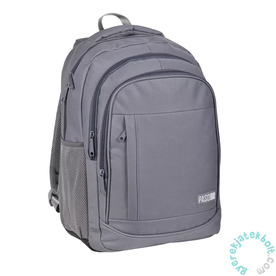 BeUniq iskolatáska, hátizsák - 2 rekeszes - szürke (PPBL-7006)