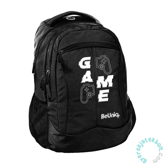 BeUniq iskolatáska, hátizsák - 3 rekeszes - Game (BU25GO-2808)