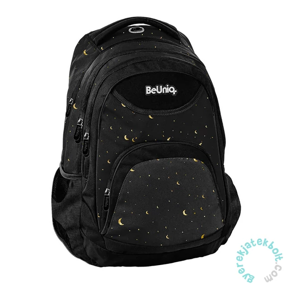 BeUniq iskolatáska, hátizsák - 3 rekeszes - Gold (BU25MG-2708)