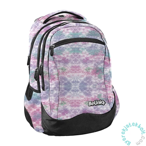BeUniq iskolatáska, hátizsák - 3 rekeszes - Pasztell (BU25TE-2808)
