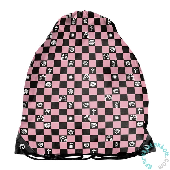 BeUniq kockás tornazsák - Pink (BU26SU-712)