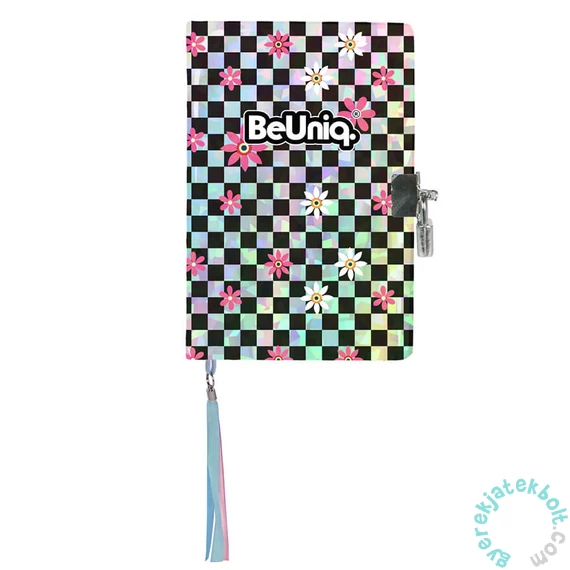 BeUniq kulcsos napló A5/96 lap - Flower (BU26RK-3555)