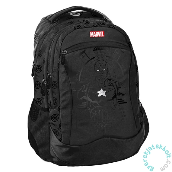 BeUniq Marvel iskolatáska, hátizsák - 3 rekeszes - Captain America (AV24AA-2808)