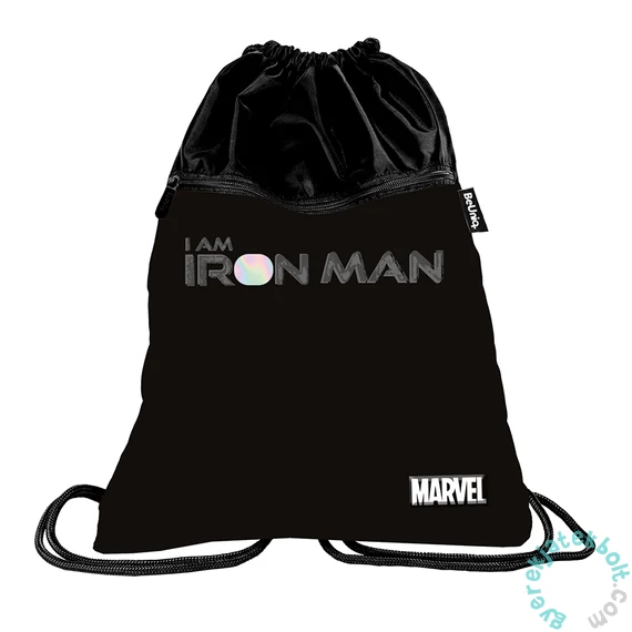 BeUniq Marvel zsinóros hátizsák, tornazsák - Ironman Holo