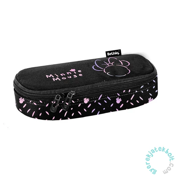 BeUniq Minnie ovális tolltartó - Fekete, holo (DM25MB-013)