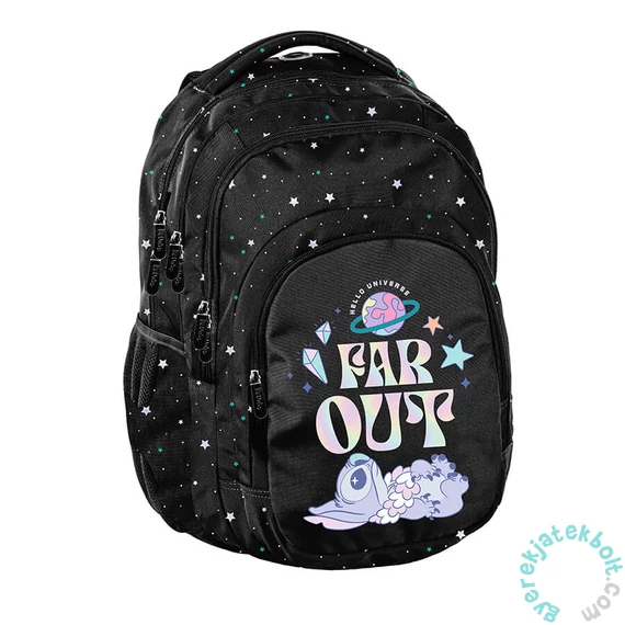BeUniq Stitch iskolatáska, hátizsák - 3 rekeszes - Far Out (DS25KK-2706)