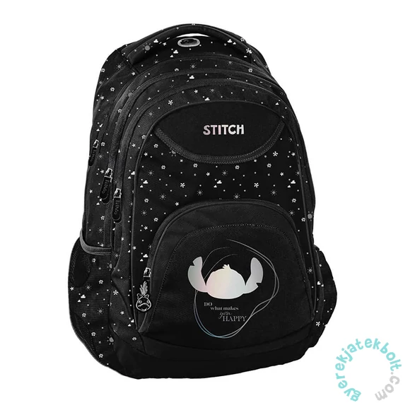 BeUniq Stitch iskolatáska, hátizsák - 3 rekeszes - Holo (DS25II-2708)