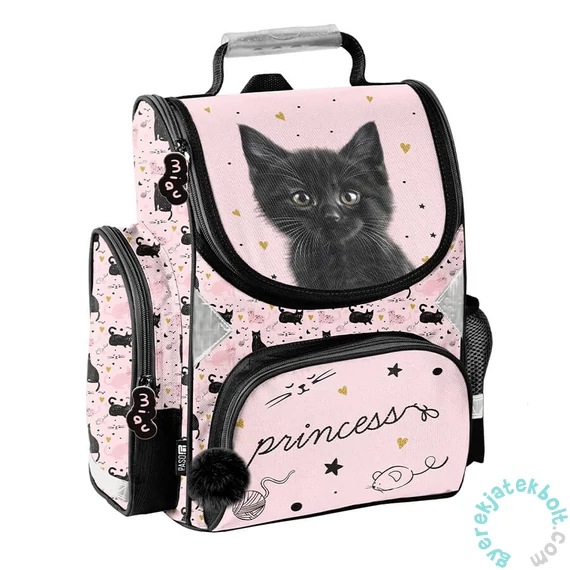 Cicás ergonomikus iskolatáska - Black Cat (PP26BC-525)