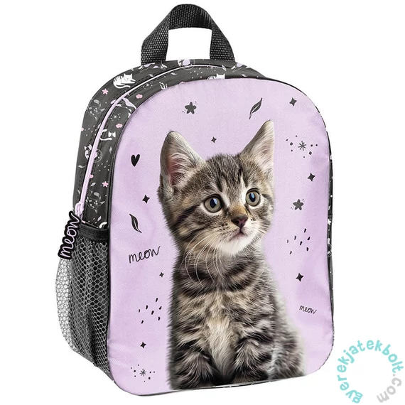 Cicás hátizsák ovisoknak - fekete, lila (PP25CE-503)