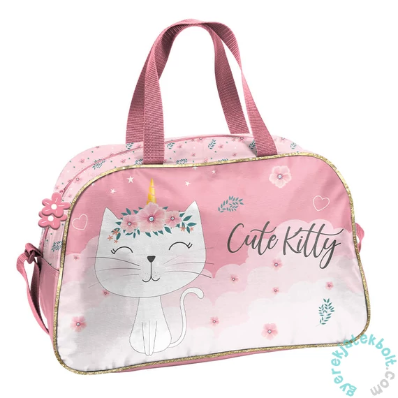 Cicás kézitáska, sporttáska - Cute Kitty (PP26CK-074)