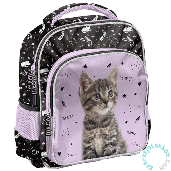 Cicás ovis hátizsák - fekete, lila (PP25CE-337)