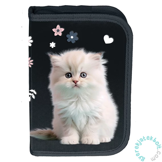 Cicás kihajtható tolltartó - Little Meow (PP25CO-P001BW)