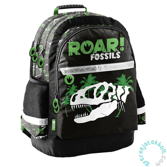 Dínós ergonomikus iskolatáska, hátizsák - 2 rekeszes - Roar Fossils (PP24FS-116)