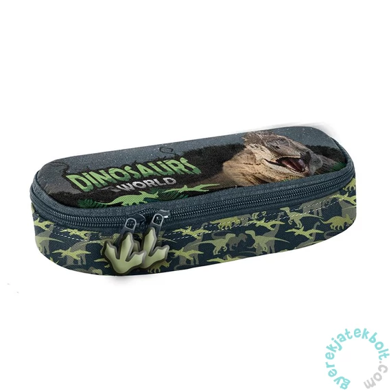 Paso - Dinoszauruszos ovális tolltartó - World (PP23DZ-013)