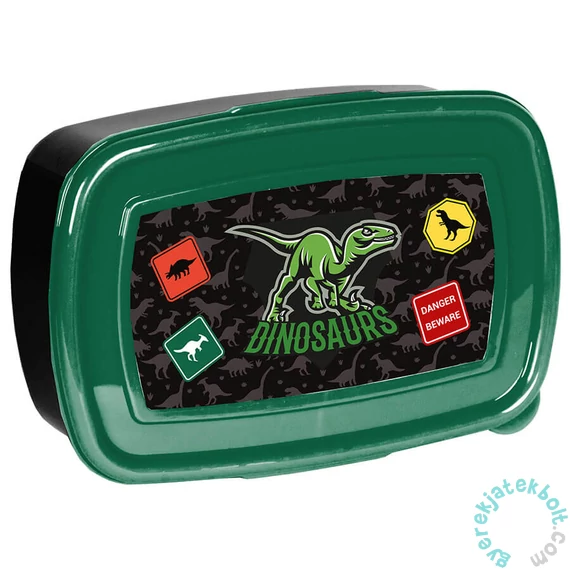 Dinoszauruszos műanyag uzsonnás doboz (PP25DI-3022)
