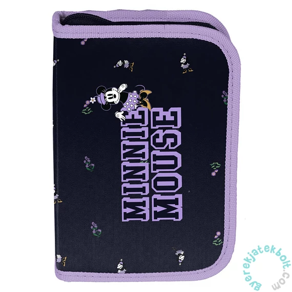 Disney - Minnie Mouse felszerelt kihajtható tolltartó - lila-kék (DM24PP-P001)