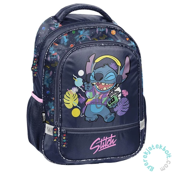 Disney - Stitch ergonomikus iskolatáska, hátizsák - 2 rekeszes (DS24BB-260)