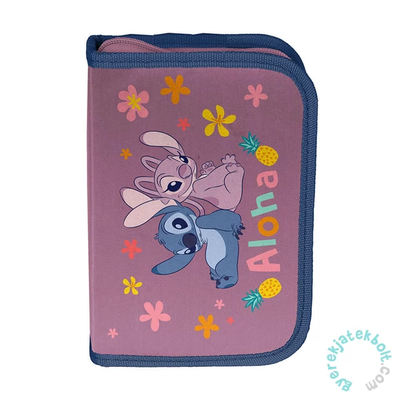 Disney - Stitch felszerelt kihajtható tolltartó - Angel Aloha (DS26VV-P001)