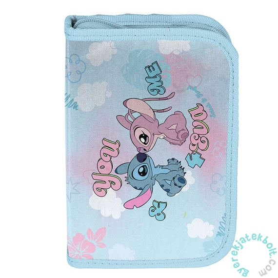 Disney - Stitch felszerelt kihajtható tolltartó - Angel Ohana (DS26WW-P001)