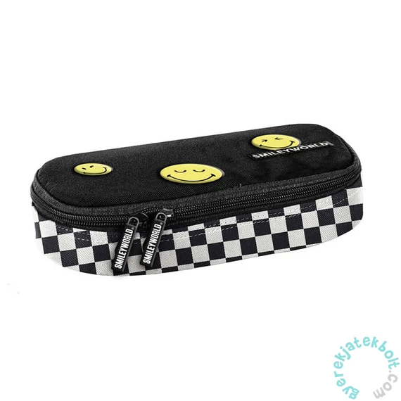 Emoji ovális tolltartó - Sakktábla (SM24LJ-013)