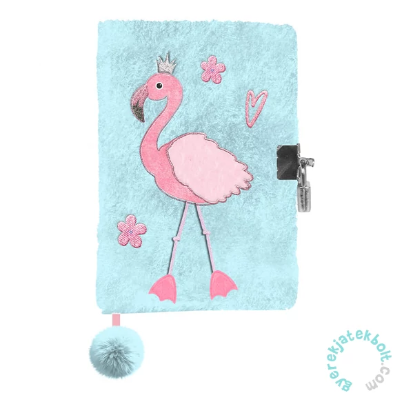Flamingós kulcsos napló A5/96 lap - Flamingo (PP26FL-3676)