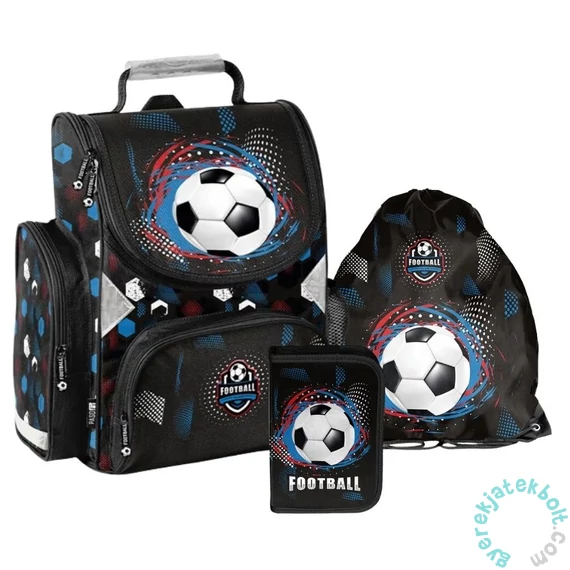 Focis ergonomikus iskolatáska szett kihajtható tolltartóval - Football Club (PP26FD-525-1-szett)