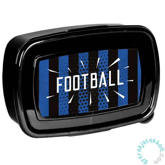 Focis műanyag uzsonnás doboz - csíkos (PP25NG-3022)