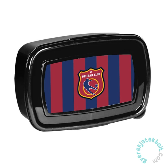 Focis műanyag uzsonnás doboz - Football Club Stripes (PP26FT-3022)