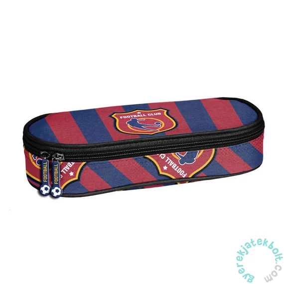 Focis ovális tolltartó - Football Club Stripes (PP26FT-013)