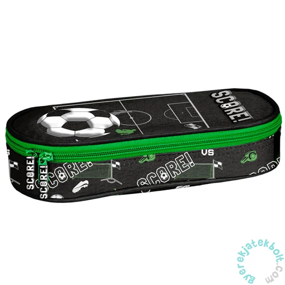 Focis ovális tolltartó - zöld, fekete (PP25FA-013)