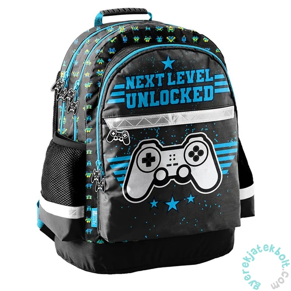 Paso - Game iskolatáska, hátizsák - 3 rekeszes - Next level (PP23NX-116)