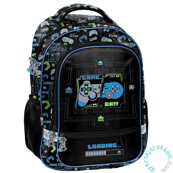 Game iskolatáska, hátizsák - 2 rekeszes - Game On (PP25GI-260)