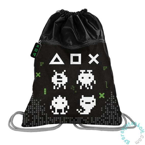 Paso - Game zsinóros hátizsák, tornazsák - Black (PP23GE-713)