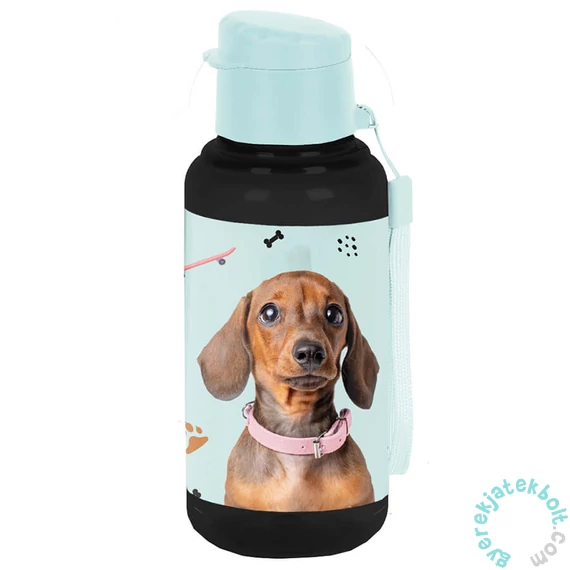 Kutyás műanyag kulacs - Tacskó (PP25JA-3030)