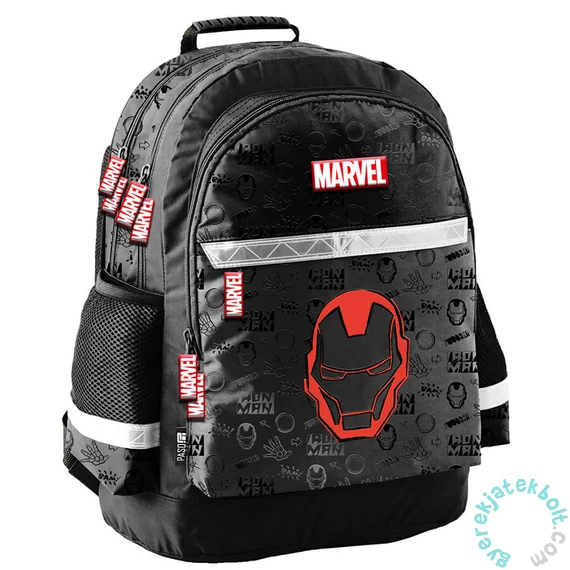 Marvel - Vasember ergonomikus iskolatáska, hátizsák - 2 rekeszes - Ironman (AV25VV-116)