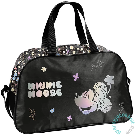 Minnie Mouse sporttáska - Balck, Flower (DM25RR-074)