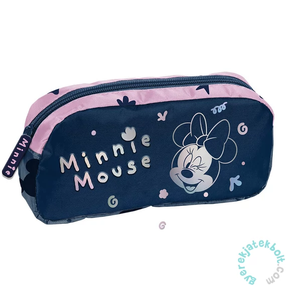 Minnie Mouse szögletes tolltartó - kék,pink (DM25EE-004)