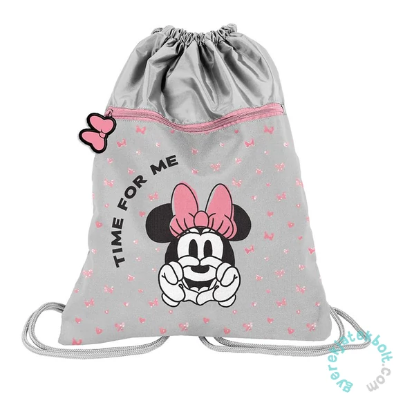 Minnie Mouse zsinóros hátizsák, tornazsák - Time for me