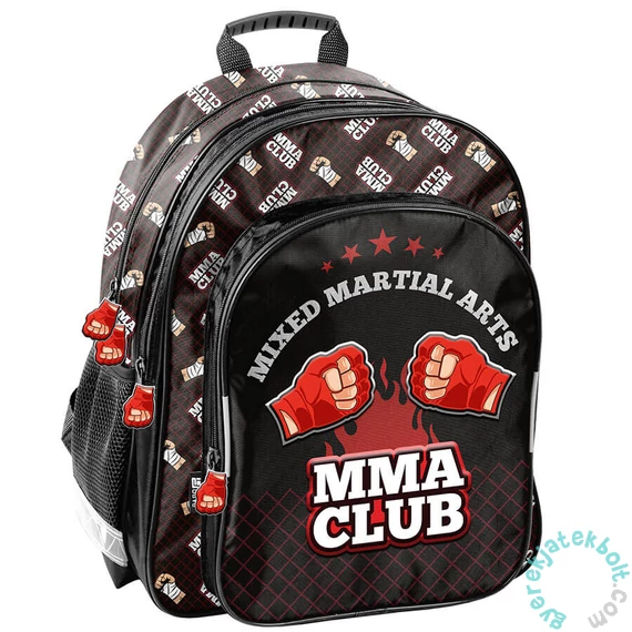 MMA Club hátizsák, iskolatáska - 3 rekeszes (PP25BO-090)