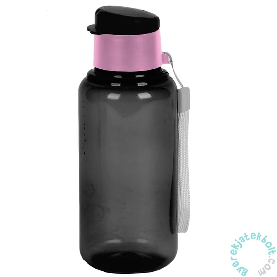 műanyag kulacs - fekete, pink (PPBP-3030)