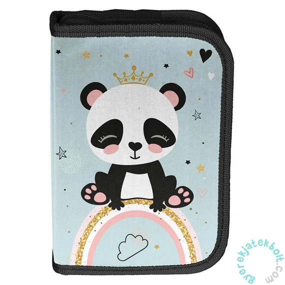 Panda kihajtható tolltartó - Szivárvány (PP24PN-P001BW)