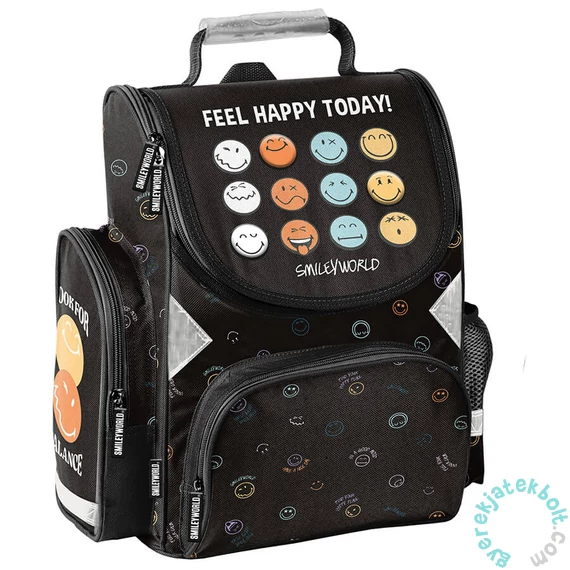 Smiley ergonomikus iskolatáska - Feel Happy Today (SM25LR-525)