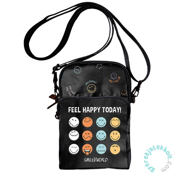 Smiley nyakba akasztható mobiltartó - Feel Happy Today (SM25LR-210)