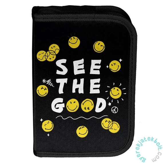 Smiley kihajtható tolltartó - See the Good (SM25LU-P001BW)