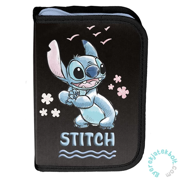 Stitch felszerelt kihajtható tolltartó - Black (DS25GG-P001)