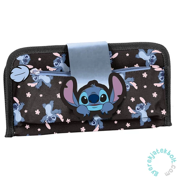 Stitch kihajtható tolltartó - Black (DS25GG-056)