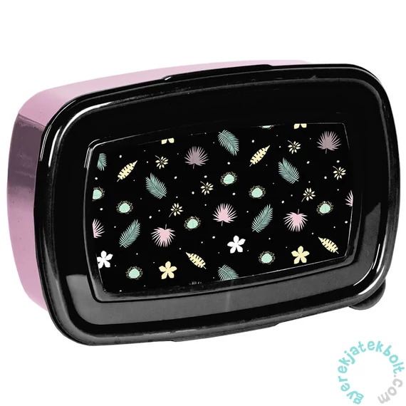 Stitch műanyag uzsonnás doboz - Black. Pink (PP25GG-3022)