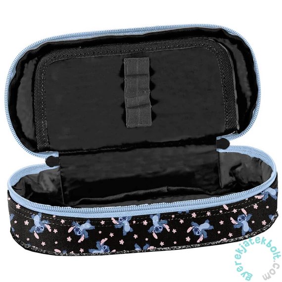 Stitch ovális tolltartó - Black (DS25GG-013)