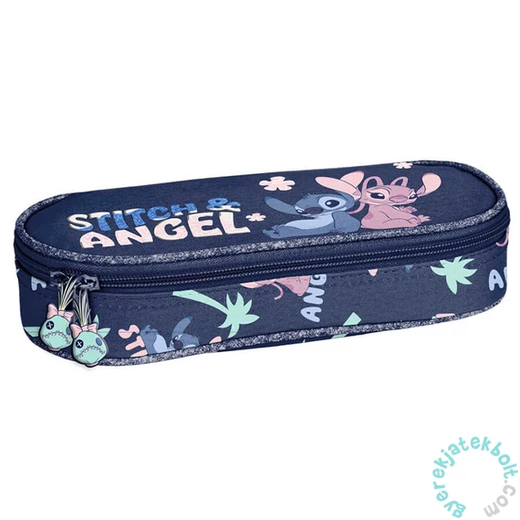 Stitch ovális tolltartó - Sitch Angel (DS25CC-013)
